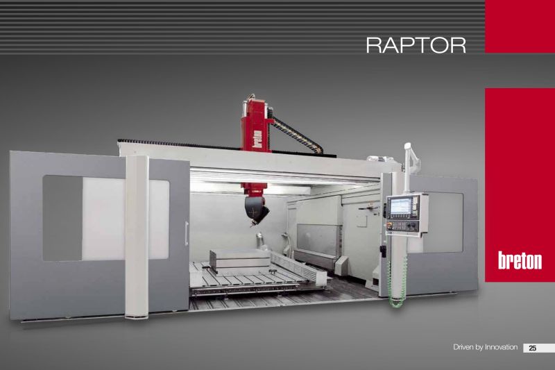 五軸聯(lián)動橋式高速銑鉆磨復(fù)合加工中心RAPTOR